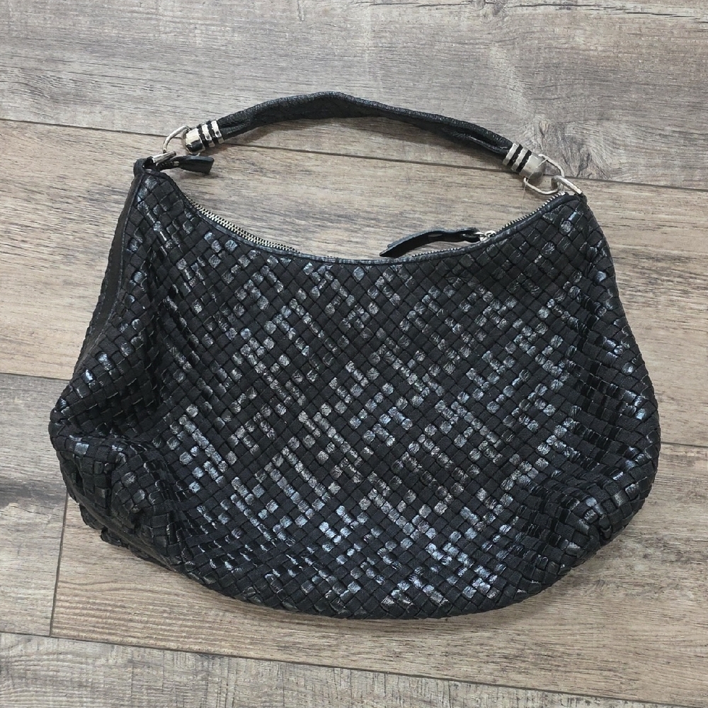 Stuart Weitzman Woven Hobo Shoulder Bag